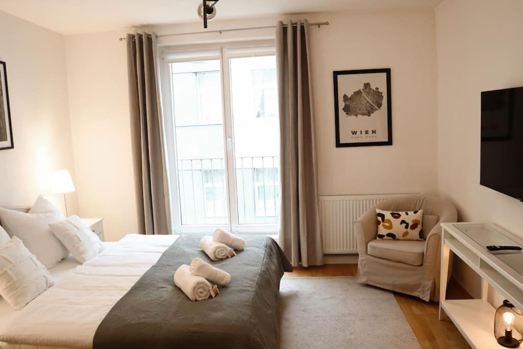 Charming, Modern & Spacious Apartment Viena Exterior foto